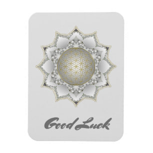 Flower Of Life - Blossoms Mandala 1 Magnet