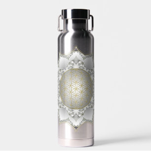Flower Of Life - Blossoms Mandala 1 Water Bottle