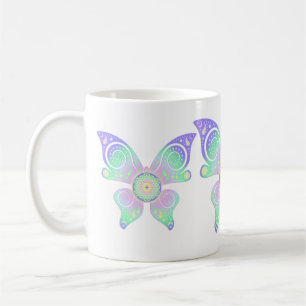 Flower of Life / Blume des Lebens - butterfly Coffee Mug