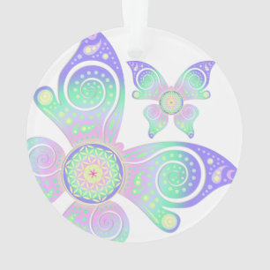 Flower of Life / Blume des Lebens - butterfly Ornament