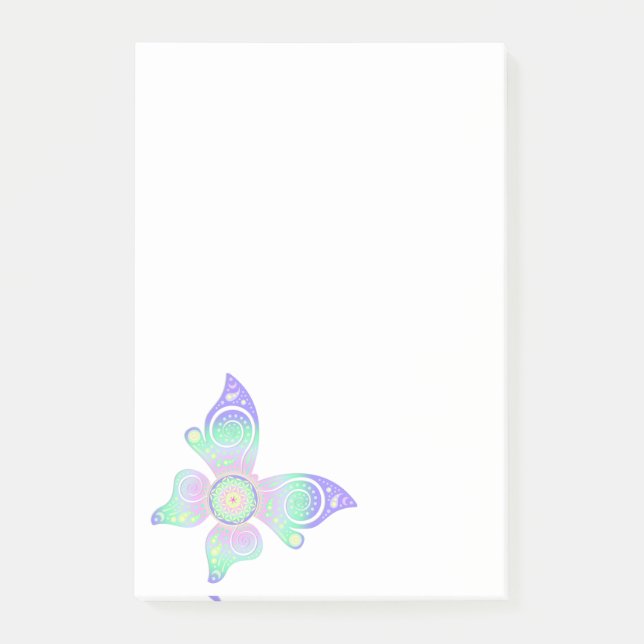 Flower of Life / Blume des Lebens - butterfly Post-it Notes (Front)