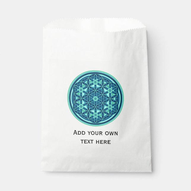 Flower of Life / Blume des Lebens - Button I Favour Bag (Front)