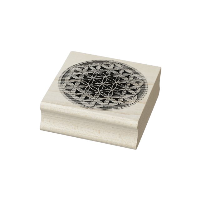 Flower Of Life / Blume des Lebens - Button IV Rubber Stamp (Stamp)