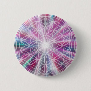 Flower Of Life / Blume des Lebens - Button VII