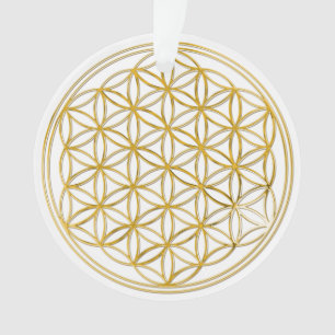 Flower of Life / Blume des Lebens - GOLD Ornament