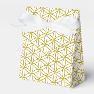 Flower of Life / Blume des Lebens - gold pattern Favour Box
