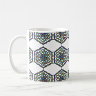Flower Of Life / Blume des Lebens - Lotus Contour Coffee Mug