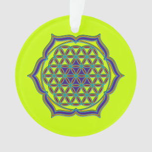 Flower Of Life / Blume des Lebens - Lotus Contour Ornament