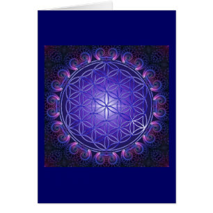 FLOWER OF LIFE / Blume des Lebens Mandala I Square