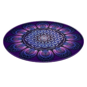 Flower of Life / Blume des Lebens - Mandala II Cutting Board