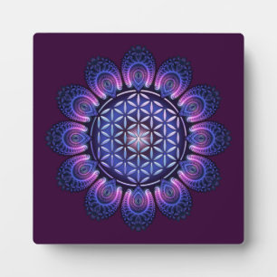 FLOWER OF LIFE / Blume des Lebens - Mandala II Plaque