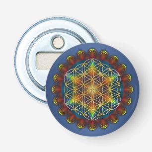 Flower Of Life / Blume des Lebens - Mandala III Bottle Opener