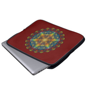 FLOWER OF LIFE / Blume des Lebens - Mandala III Laptop Sleeve