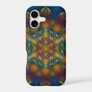 FLOWER OF LIFE/Blume des Lebens Mandala III Square