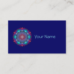 FLOWER OF LIFE / Blume des Lebens - Mandala IV Business Card