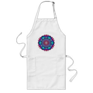 FLOWER OF LIFE / Blume des Lebens - Mandala IV Long Apron