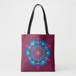 Flower Of Life / Blume des Lebens - Mandala IV Tote Bag