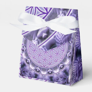 Flower of Life / Blume des Lebens - Mandala purple Favour Box