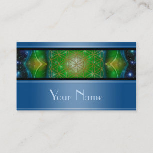 Flower Of Life / Blume des Lebens - Mandala V Business Card