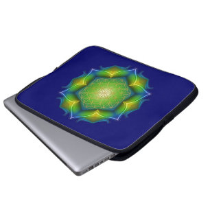 FLOWER OF LIFE / Blume des Lebens - Mandala V Laptop Sleeve