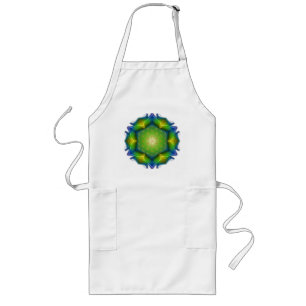 FLOWER OF LIFE / Blume des Lebens - Mandala V Long Apron