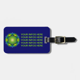 FLOWER OF LIFE / Blume des Lebens - Mandala V Luggage Tag
