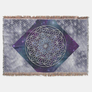 Flower Of Life / Blume des Lebens - METATRON Throw Blanket