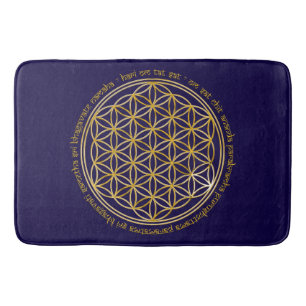Flower Of Life / Blume des Lebens - Moola Mantra Bath Mat