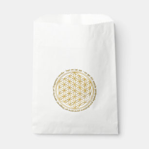 Flower Of Life / Blume des Lebens - Moola Mantra Favour Bag