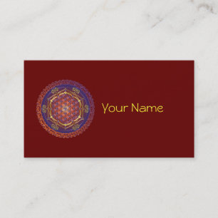 FLOWER OF LIFE / Blume des Lebens - Ornament I Business Card