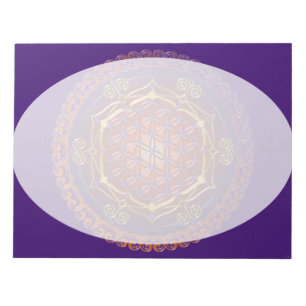 Flower of Life / Blume des Lebens - Ornament I Notepad