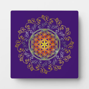 FLOWER OF LIFE / Blume des Lebens - Ornament IV Plaque