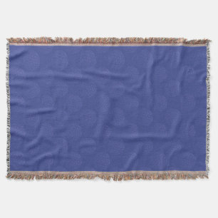 Flower of Life / Blume des Lebens - pattern blue Throw Blanket