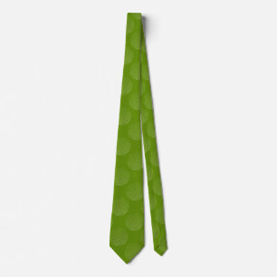 Flower of Life / Blume des Lebens - Pattern green Tie
