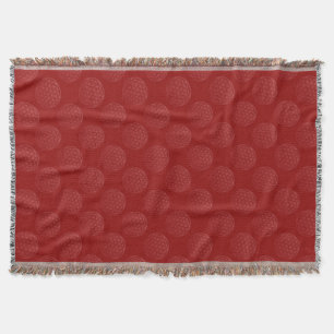 Flower of Life / Blume des Lebens - pattern red Throw Blanket