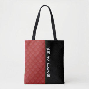 Flower Of Life / Blume des Lebens - pattern red Tote Bag