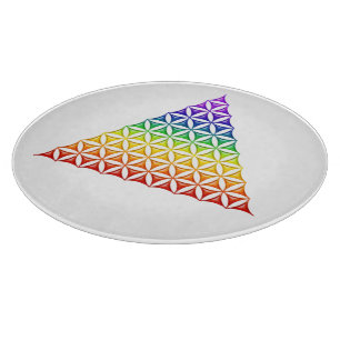Flower Of Life / Blume des Lebens - pyramid chakra Cutting Board