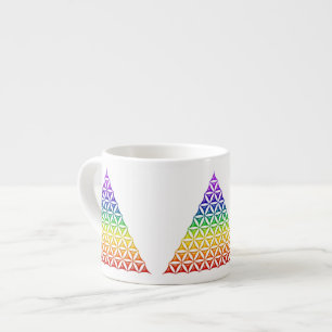 Flower Of Life / Blume des Lebens - pyramid chakra Espresso Cup
