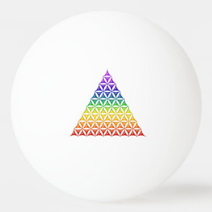 Flower Of Life / Blume des Lebens - pyramid chakra Ping Pong Ball