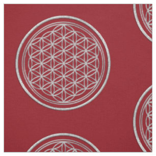 Flower Of Life / Blume des Lebens - shiny crystal Fabric
