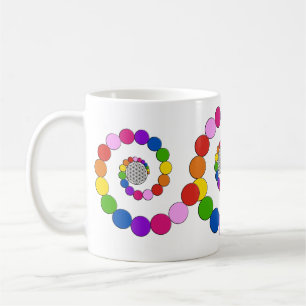 Flower of Life / Blume des Lebens - spiral dots Coffee Mug