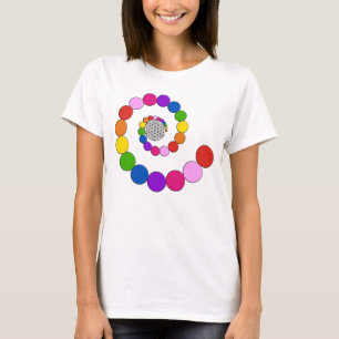 Flower of Life / Blume des Lebens - spiral dots T-Shirt