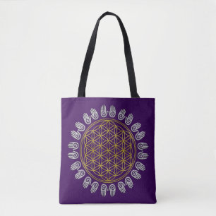 Flower Of Life / Blume des Lebens - spirit hands Tote Bag