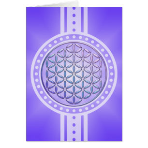 Flower of Life / Blume des Lebens - stamp violet