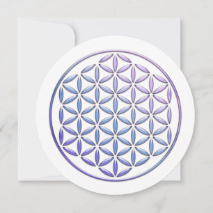 Flower Of Life / Blume des Lebens - stamp violet