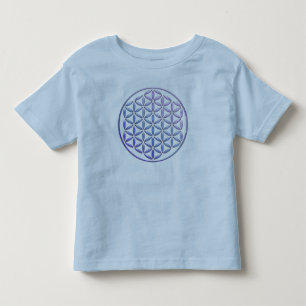 Flower of Life / Blume des Lebens - stamp violet Toddler T-Shirt