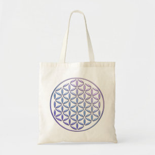 Flower of Life / Blume des Lebens - stamp violet Tote Bag