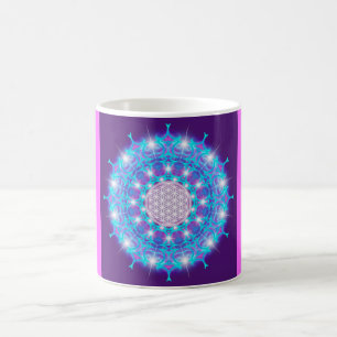 FLOWER OF LIFE/Blume des Lebens Stars Mandala Coffee Mug