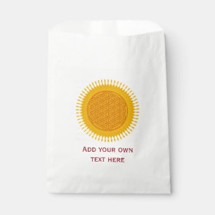 Flower Of Life / Blume des Lebens - SUNNY yellow Favour Bag