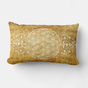 Flower of Life / Blume des Lebens - vintage I Lumbar Cushion